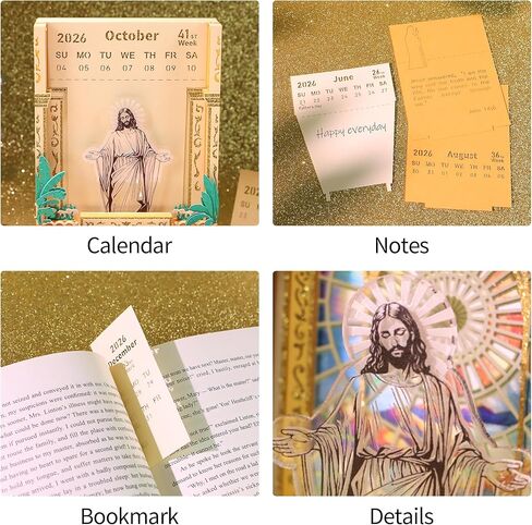 3D Art Calendar Memo Pad 2025 ، Creative Time Piece Calendar Magic Castle Rip Away Paper Corving Licky DIY ملاحظة in Kuwait