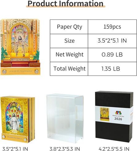 3D Art Calendar Memo Pad 2025 ، Creative Time Piece Calendar Magic Castle Rip Away Paper Corving Licky DIY ملاحظة in Kuwait