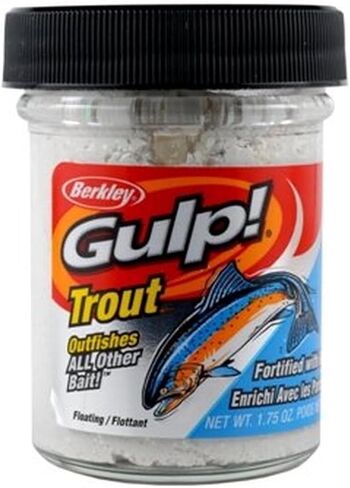 Berkley Gulp! Trout Dough Fishing Bait, Chunky Chartreuse in Saudi Arabia