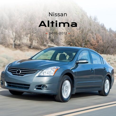 Karpal Grille Chrome Shell Black Insert متوافق مع 2010 2012 2012 Nissan Altima استبدال NI1200236 in Saudi Arabia