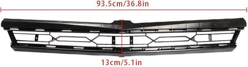 Front Bumper Upper Grille Gloss Black Mesh Trim Grill Fit For 2016 2017 2018 2019 2020 2021 Chevy Camaro LT RS SS ZL1 in Saudi Arabia
