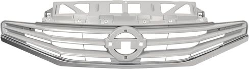 HECASA Grille Compatible with 2014-2017 Nissan Versa Note Replacement for 623103VY0A NI1200257 Front Bumper Upper Grill Plastic(ABS) Chrome Black+Silvery in Saudi Arabia