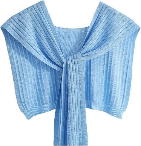 Women's Sweater Shawl Wraps Ice Silk Shoulder Tie Top Lightweight Shoulder Cape Accessories Knotted Shawls 2025 in Saudi Arabia