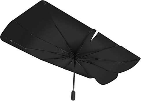 Auto Front Windshield Sun Shade Umbrella, Windshield Sun Shade Umbrella for Car Vinyl Coating, Foldable Car Umbrella Sunshade with UV Block Protection (NO Opening Design) in Saudi Arabia
