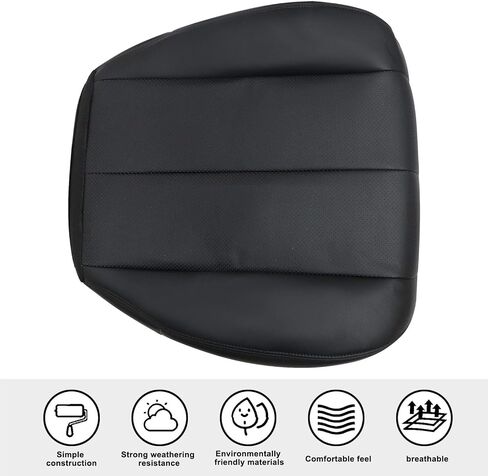 SecosAutoparts Driver Side Bottom & Top Replacement Seat Covers Black Perforated Leather Compatible with Subaru Outback 2010 2011 2012 2013 2014 in Saudi Arabia