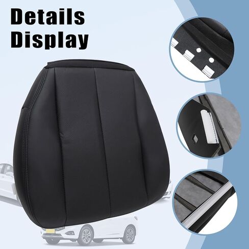 SecosAutoparts Driver Side Bottom & Top Replacement Seat Covers Black Perforated Leather Compatible with Subaru Outback 2010 2011 2012 2013 2014 in Saudi Arabia
