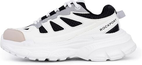 Rockport Kids Boys Sneakers - Durable, Breathable Mesh Design with Cushioned Sole for Comfort - Athletic Shoes for Walking, Running, and School Lace-Up/Bungee (Big Kids & Little Kids) in Saudi Arabia