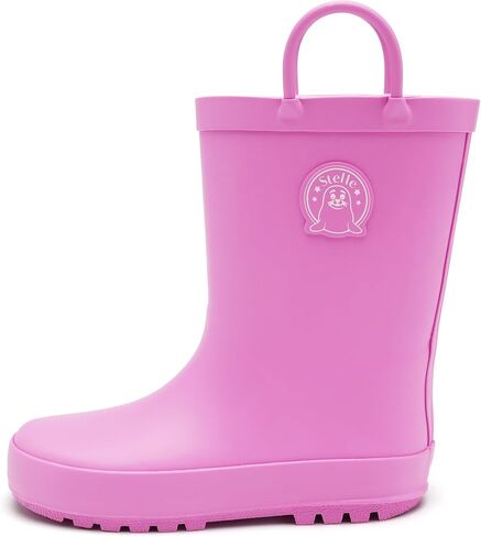 أحذية مطاطية مطاطية مقاومة للماء من Stelle Kids Foots للفتيات والفتيان ، ومقابض سهلة ، ومطاط طبيعي متين in Kuwait