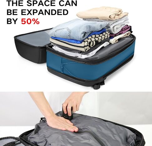 Vacuum backpack with pump,compression backpack for travel,50l Airback Backpack With Vacuum Seal,Business Back Pack,USB Charging Port bags Water Resistant Travel Backpack for Women & Men in Kuwait