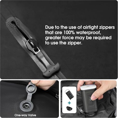 Vacuum backpack with pump,compression backpack for travel,50l Airback Backpack With Vacuum Seal,Business Back Pack,USB Charging Port bags Water Resistant Travel Backpack for Women & Men in Kuwait