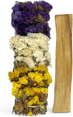 عضوية كاليفورنيا الحكيم الأبيض (سالفيا أبيانا) و Palo Santo Stick (الخشب المقدس) تلطيخ الحزمة (3 ، الحكيم الأبيض+حزمة اللافندر و Palo Santo Stick) in Kuwait