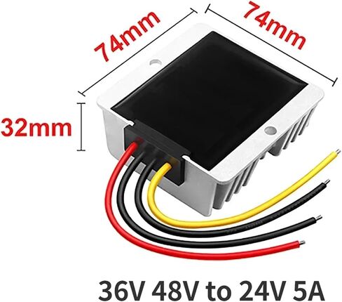 36V 48V إلى 24V 3A-50A محول الطاقة 48V-24V التنقيح لأسفل وحدة محول طاقة الجهد الجهد (36V 48V إلى 24V 50A) in Kuwait