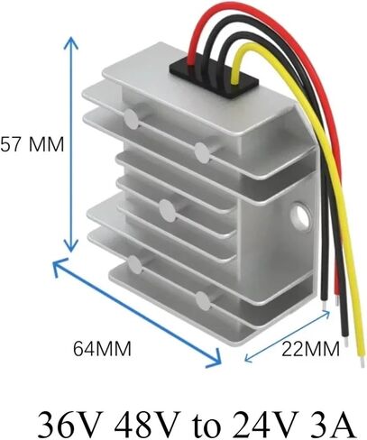 36V 48V إلى 24V 3A-50A محول الطاقة 48V-24V التنقيح لأسفل وحدة محول طاقة الجهد الجهد (36V 48V إلى 24V 50A) in Kuwait