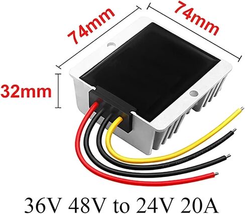 36V 48V إلى 24V 3A-50A محول الطاقة 48V-24V التنقيح لأسفل وحدة محول طاقة الجهد الجهد (36V 48V إلى 24V 50A) in Kuwait