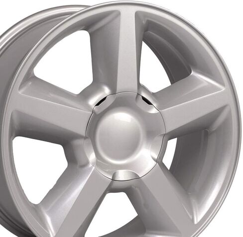 OE Wheels CV83 20 Inch Rim Fits Tahoe Style 6x139.7 20x8.5 Gloss Silver - Hollander 5308 (1) in Saudi Arabia