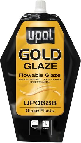 منتجات U -POL 0688 Gold Glaze Glaze Paint القابل للتدفق - 440 مل. in Kuwait