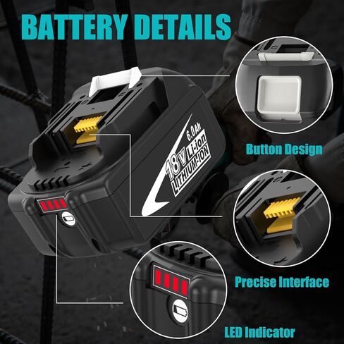 DC18RC 18V استبدال شاحن ماكيتا 18V بطارية ليثيوم شاحن متوافق مع Mkita 14.4V-18V LXT بطارية ليثيوم أيون BL1815 BL1830 BL1840 BL1845 BL1850B BL1860 BL1860B أدوات كهربائية لاسلكية in Kuwait