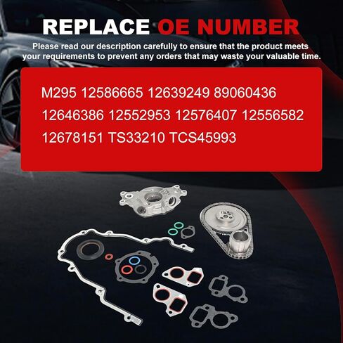Timing Chain Kit 2.0L Fit for Equinox 2018–2019 for Traverse for Terrain 18–19 for Camaro 16-19, 2.0L 2.5L for Malibu 13–18 for Envision 16-19 for ATS 13–18，2.5L for Colorado aCrosse Car Engine in Saudi Arabia