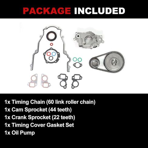 Timing Chain Kit 2.0L Fit for Equinox 2018–2019 for Traverse for Terrain 18–19 for Camaro 16-19, 2.0L 2.5L for Malibu 13–18 for Envision 16-19 for ATS 13–18，2.5L for Colorado aCrosse Car Engine in Saudi Arabia