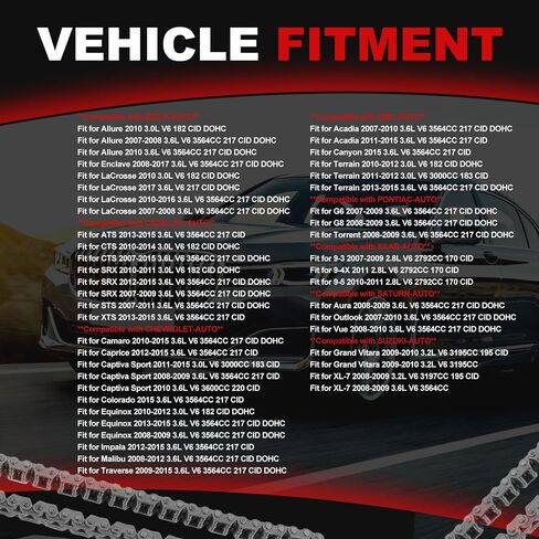 مجموعة سلسلة التوقيت 2.0L ملاءمة للاعتدال 2018-2019 لتجارة التضاريس 18-19 ل Camaro 16-19 ، 2.0L 2.5L للماليبو 13-18 لتصور 16-19 ل ATS 13-18，2.5L in Saudi Arabia