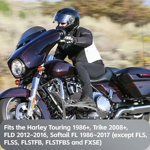 لوحات ركاب دراجة نارية واسعة | الأوتاد الأمامية للأقدام الخلفية في Harley Touring Road King و Road Glide و Street Glide و Electra Glide و Sportster و Dyna و Chrome و Batwing Style in Kuwait
