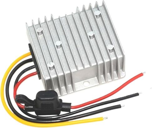 1pcs 24V 36V 48V to 12V 20A Step Down Converter Stabilizer 240W Golf Cart Cars Voltage Reducer with Fuse(24V(18-36V)) in Saudi Arabia