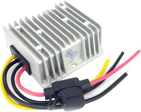 1pcs 24V 36V 48V to 12V 20A Step Down Converter Stabilizer 240W Golf Cart Cars Voltage Reducer with Fuse(24V(18-36V)) in Saudi Arabia