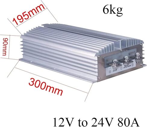 1pc 12v إلى 24v 40a 50a 60a 80a 100a 150a 200a Boost Power Converter منظم الجهد (12 فولت إلى 24 فولت) in Kuwait