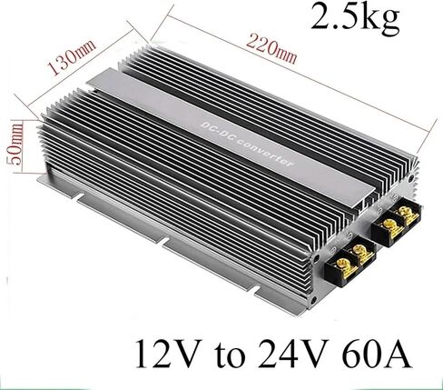 1pc 12v إلى 24v 40a 50a 60a 80a 100a 150a 200a Boost Power Converter منظم الجهد (12 فولت إلى 24 فولت) in Kuwait