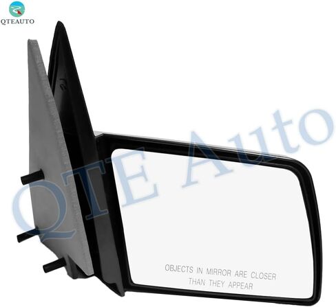 PM Auto Right Rased Side Side Manual غير طيبة المرآة مرآة/محدب+تحذير سوداء سلس لعام 1988-1999 GMC C1500 بيك آب in Saudi Arabia