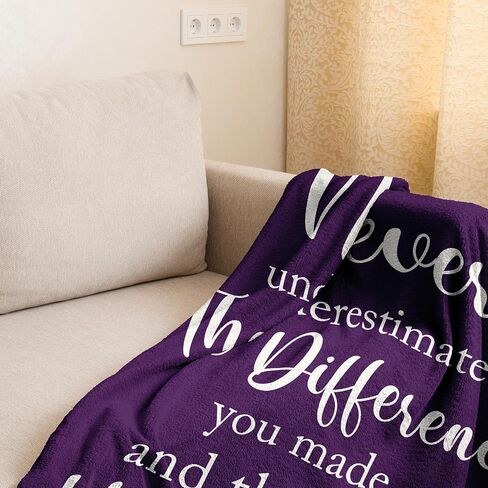 Farewell Gifts, Graduation Gifts, Coworker/Boss Leaving Job Gifts, Thank You Gifts for Women, Teacher/Employee Appreciation Gift, Retirement Gift, Inspirational Goodbye Gifts Blanket 60" x 50" in Saudi Arabia