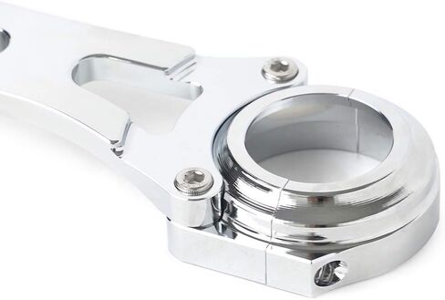 Tofr 49mm Fork Brace for Harley Dyna Street Bob Low Rider FXDL Super Glide 2006-2017 Chrome in Saudi Arabia