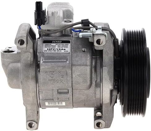 New OEM A/C Compressor 10SR15C for Honda Accord 2.4L - 2008 2009 2010 2011 2012 / Honda Crosstour 2.4L - 2012 2013 2014 2015 QR in Saudi Arabia