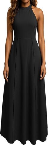 فستان رسمي للنساء الأنيقة الرسن العنق in Kuwait