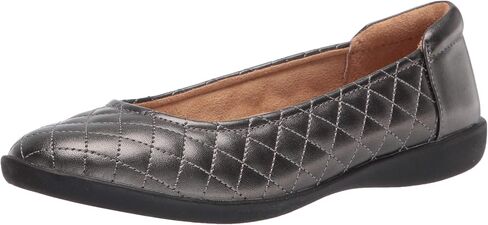 Naturalizer Womens Flexy Ballet Flat Black 9 WW in Saudi Arabia