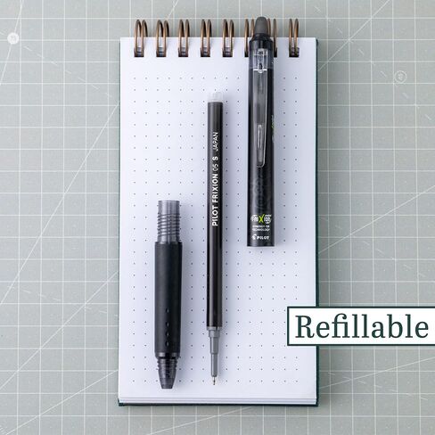 PILOT, FriXion Synergy Clicker Erasable, Refillable, Retractable Gel Ink Pens, Extra Fine Point 0.5 mm, Pack of 12, Green Ink in Kuwait