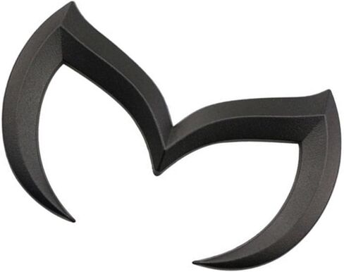 Rear Trunk Evil M Emblem Logo Decor Badge Decal Compatible with Full Range of Mazzda 3 6 CX MX Miata, etc (Black) in Kuwait