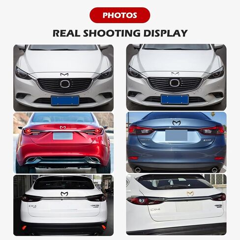 Rear Trunk Evil M Emblem Logo Decor Badge Decal Compatible with Full Range of Mazzda 3 6 CX MX Miata, etc (Black) in Kuwait