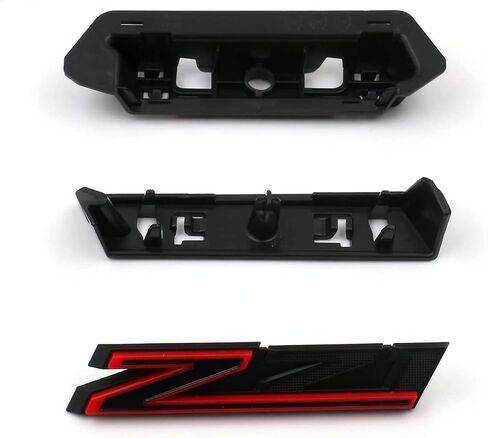 (Set of 3) 2Pc 2019-2021 Z71 Emblem 84632695 Fender Badge Nameplate Plus 1Pc 2019-2021 Grille Z71 Emblem Front Bowtie Badge 84384428 Replacement for Silverado 1500 HD 2500 HD (Matte Black) in Saudi Arabia