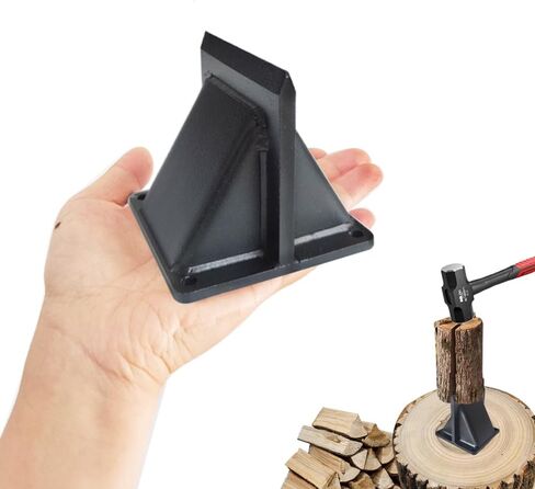 JINHAN Small Firewood Kindling Splitter - Portable Log Splitting Tool, Fire Pit and Wood Stove Fireplace Kindling Splitter, Wood Splitter Wedge for Home, Campsite & More in Kuwait