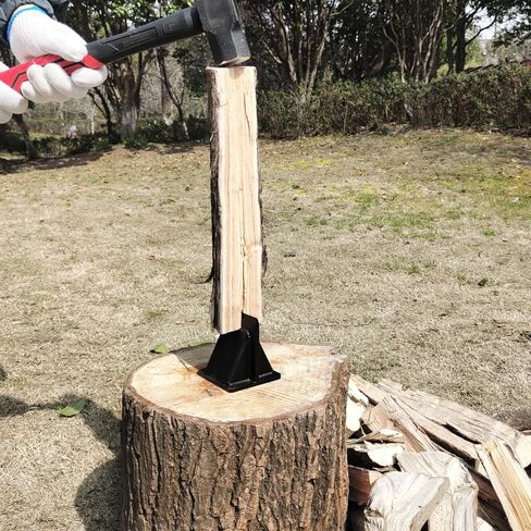JINHAN Small Firewood Kindling Splitter - Portable Log Splitting Tool, Fire Pit and Wood Stove Fireplace Kindling Splitter, Wood Splitter Wedge for Home, Campsite & More in Kuwait