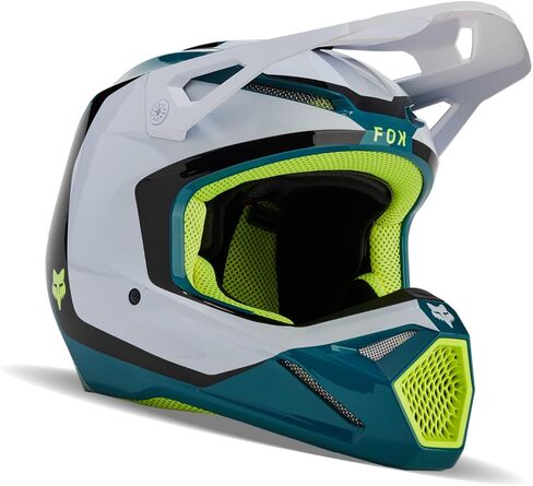 Fox Racing V1 Motocross Helmet, Nitro Maui Blue, Medium in Saudi Arabia