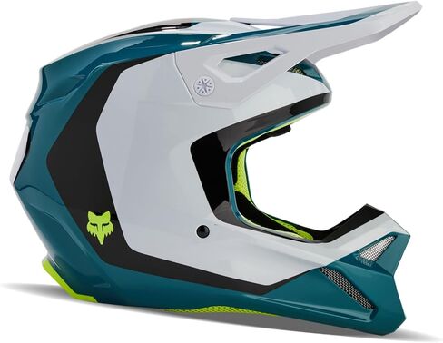 Fox Racing V1 Motocross Helmet, Nitro Maui Blue, Medium in Saudi Arabia