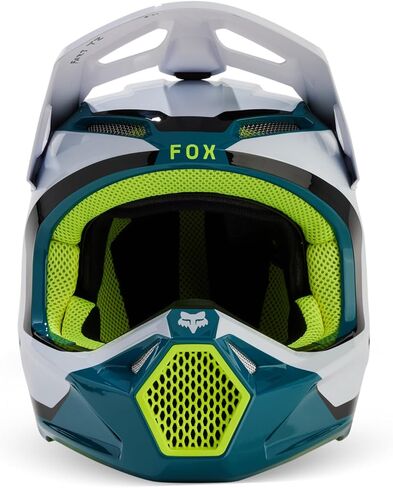 Fox Racing V1 Motocross Helmet, Nitro Maui Blue, Medium in Saudi Arabia