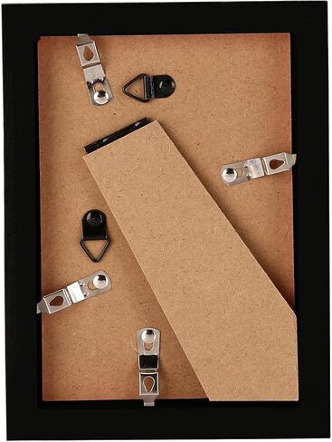 Wyooxoo 4x6 إطار صورة مصنوع من إطار صورة الخشب الصلب صور 3.5x5 مع حصيرة أو 4x6 بدون حصيرة لعرض أعلى أو جدار ، أزرق داكن ، 1 حزمة in Kuwait