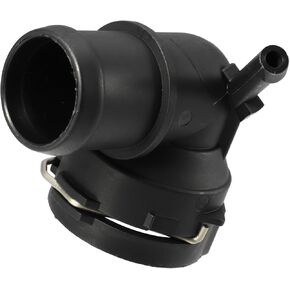 Motoforti Engine Coolant Hose Connector, for Volkswagen Jetta 1.9L DIESEL A/T GL TDI Sedan 2005,Plastic,Black in Saudi Arabia