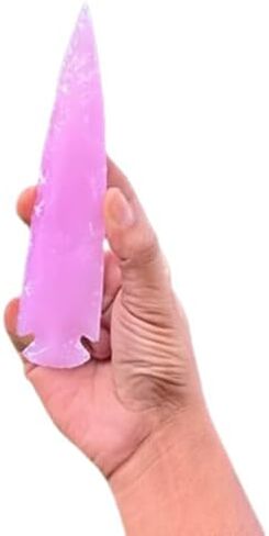 Luck Agate Rose Quartz Obsidian Arrowhead و Natural Crystal and Healing Flint Rock Arrow Head 4 بوصة in Saudi Arabia