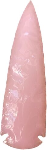 Luck Agate Rose Quartz Obsidian Arrowhead و Natural Crystal and Healing Flint Rock Arrow Head 4 بوصة in Saudi Arabia