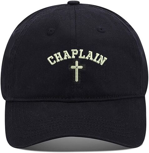 Christain Chaplain Cross Washed Cotton Embroidery Baseball Cap Embroidered Cap in Saudi Arabia