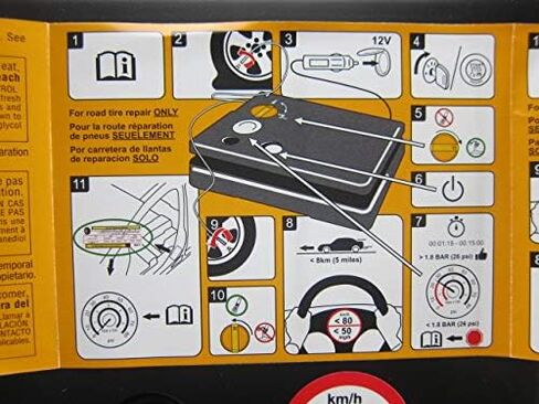 طقم خدمة إطارات MOPAR لختم مؤقت لإطار واحد وتنفيس OEM جديد in Saudi Arabia
